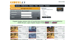 Desktop Screenshot of cancel.lt